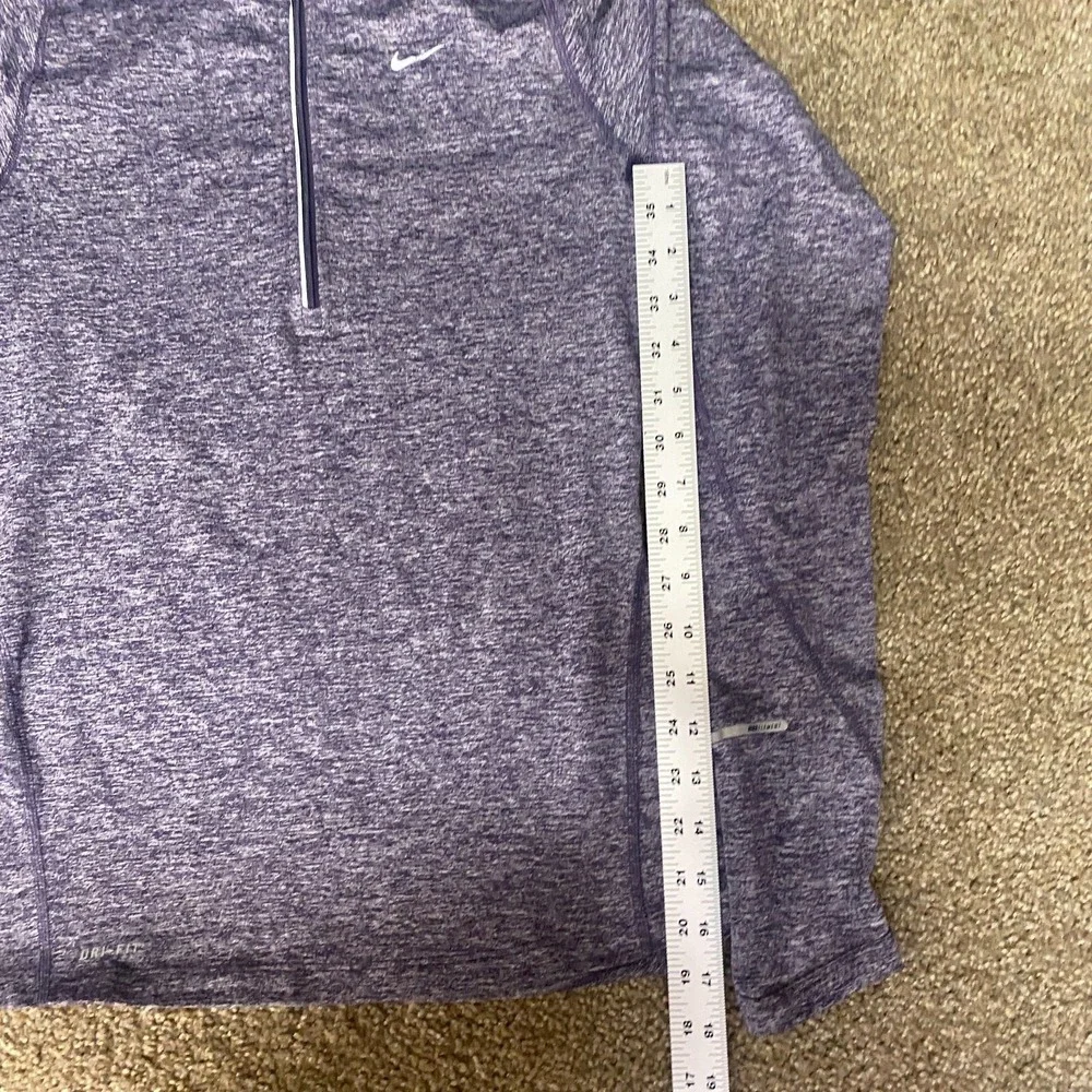 Nike Dri-Fit Element 1/4 Zip Running Top Womens XS Purple Pullover 686963-551